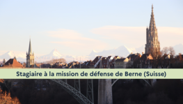 Stagiaire à la mission de défense de Berne (Suisse)