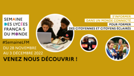 Semaine des lycées français du monde 2022 : l'enseignement du français en (...)